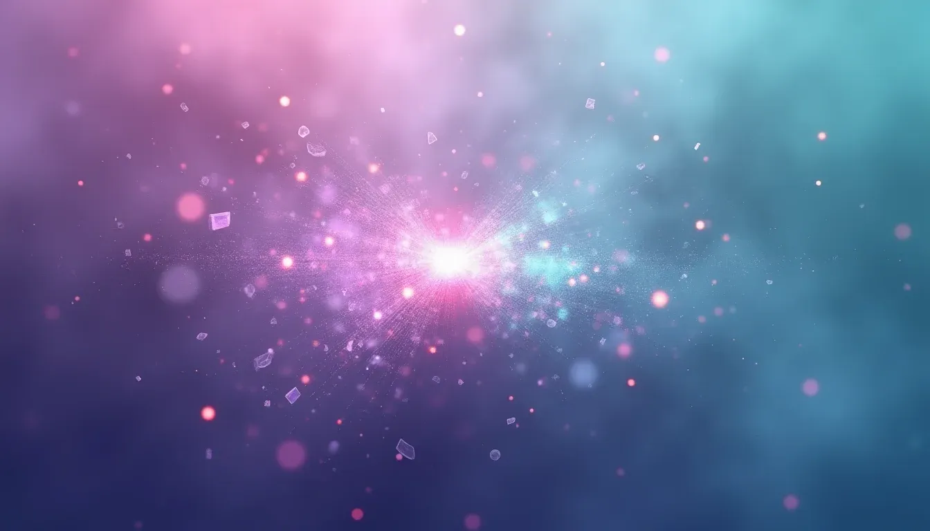 Oplosende datafragmenten symboliseren waarheid versus AI-hallucinaties