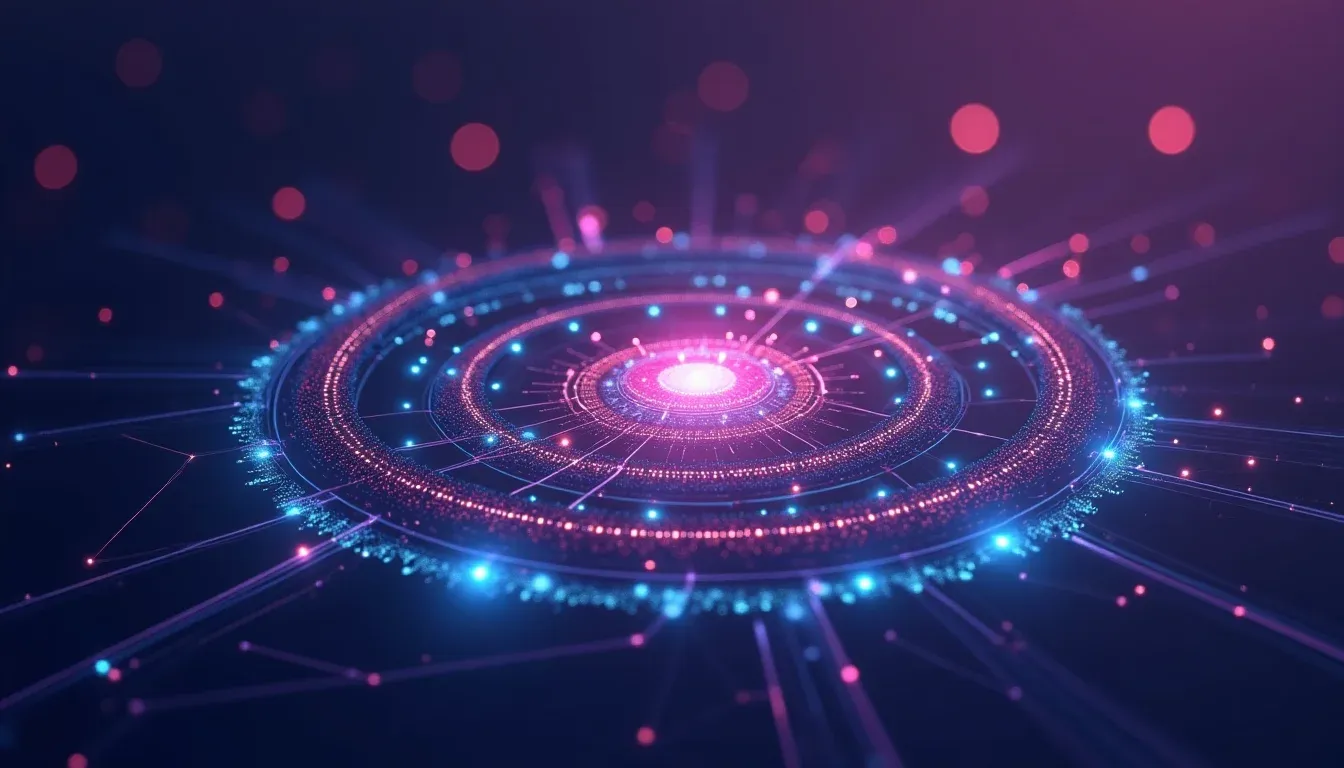 Circulair framework met zones voor autonome AI en menselijke controle