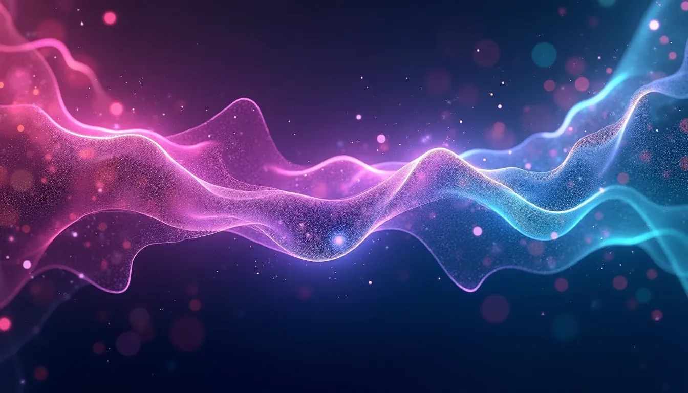 Abstracte visualisatie van code die transformeert in heldere structuren