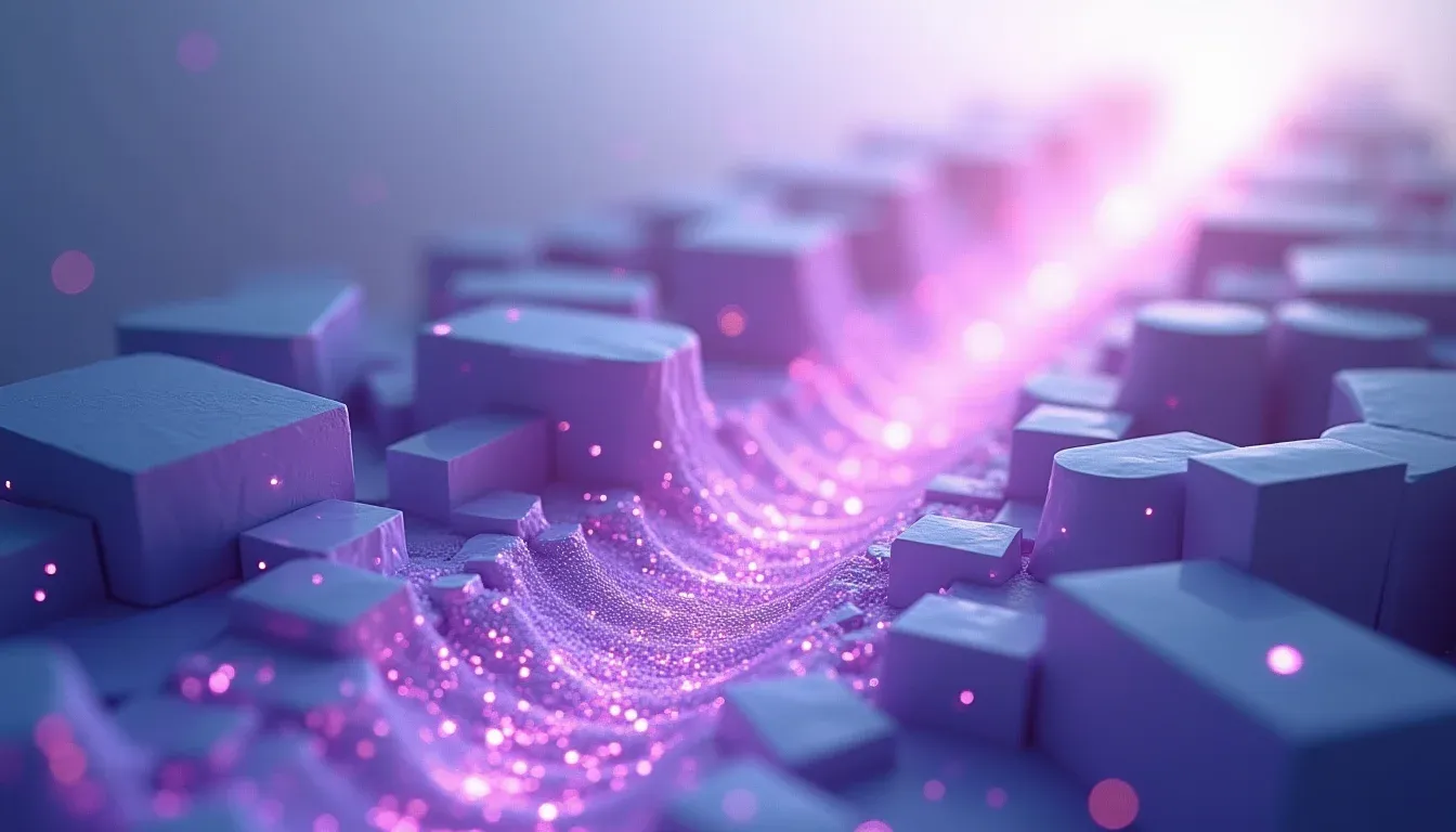 Lagen van toenemende complexiteit illustreren machine learning concepten